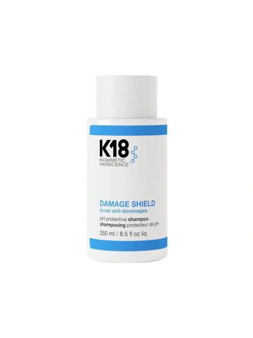 K18 Damage Shield Protective Shampoo, Reduces Frizziness & Tangles, Maintains Hair Health, 8.5 Fl Oz