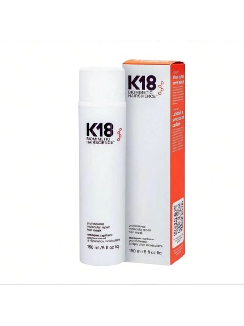 K18 Leave-In Molecular Hair Mask, 150ml Repairs Dry or Damaged Hair, Reverse Hair Damage from Bleach, Color, Chemical Services & Heat