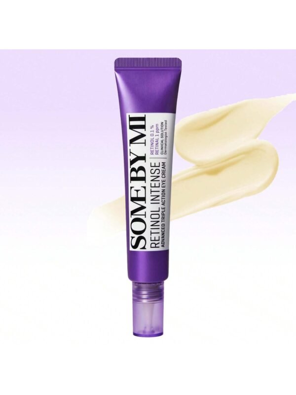 Korean Retinol Eye Cream for Dark Circles & Fine Lines | Triple Action Anti-Aging Under Eye Treatment | Brightening, Smoothing Texture | Gentle Formula 30ml Jumbo Size