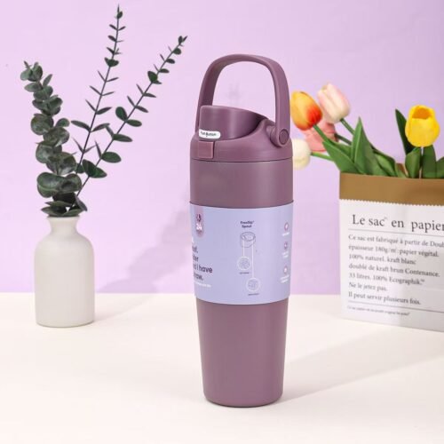 Owala FreeSip Sway Insulated Stainless Steel Water Bottle with Two-Way Spout, Built-In Straw and Bucket Handle, Made for Travel, School, and Sports, 30oz, BPA Free, Leak Proof, Beach House