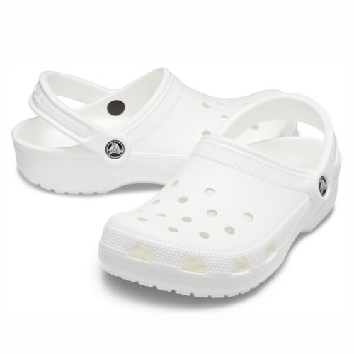 Crocs Garden Clogs for Women and Men - Slip On Work Shoes with Arch Support, Quick-Dry Water Shoes & Comfortable Casual Sandals | Size: 45 Code / Women's 13 / Men's 11 | Color: White