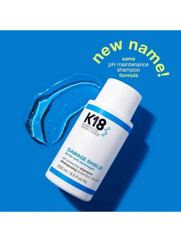 K18 Damage Shield Protective Shampoo, Reduces Frizziness & Tangles, Maintains Hair Health, 8.5 Fl Oz