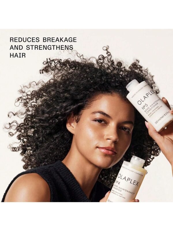 Olaplex No. 4 Bond Maintenance Shampoo, Repairs, Strengthens, & Nourishes All Hair Types, Adds Shine & Leaves Hair Feeling Soft, 8.5 fl oz