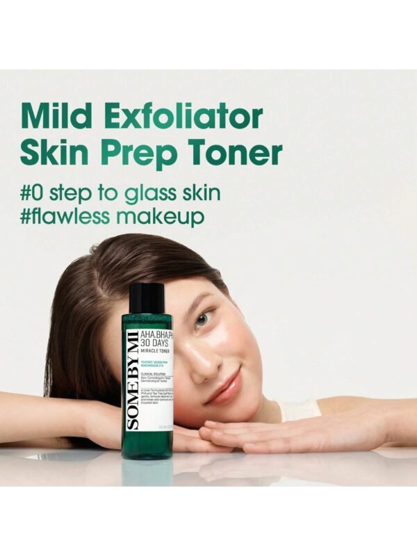 AHA BHA PHA 30 Days Miracle Toner – 5.07oz, 150ml – Korean Salicylic Acid Exfoliating Face Toner for All Skin Types – Daily Pore Care & Oil Control with 2% Niacinamide – Korean Skin Care