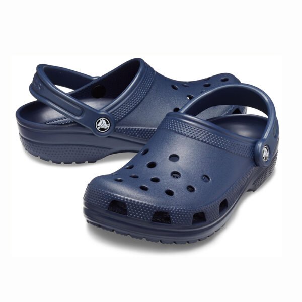 Crocs Garden Clogs for Women and Men - Slip On Work Shoes with Arch Support, Quick-Dry Water Shoes & Comfortable Casual Sandals | Size: 44 Code / Women's 12 / Men's 10 | Color: Navy