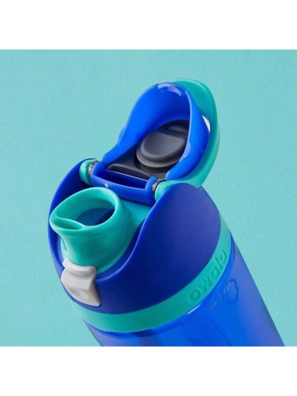 OWALA 32OZ Water Bottle With Straw, Insulated Stainless Steel Tumbler, 24hrs Cold, Lock Lid, for Sports Travel School,Color: Rose red