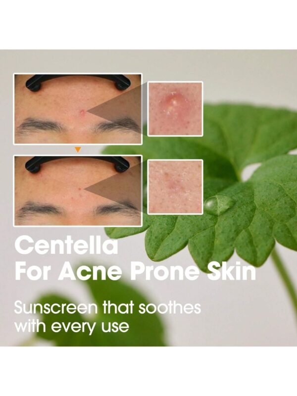 Korean SPF 50 Sunscreen for Face | Centella Sensitive Skin UV Protection | Non-Greasy, No White Cast,No Eye Irritation for Sensitive Skin | Lightweight Air Fit 1.69oz/50ml