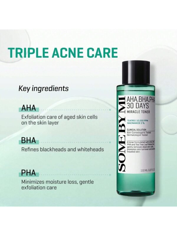 AHA BHA PHA Duo Set: Cleanser 100ml + Toner 150ml - Salicylic Acid & Niacinamide - Oil Control & pH Balancing | Hydrating Clarifying Kit | K-Beauty Skincare Set