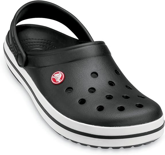 Crocs Garden Clogs for Women and Men - Slip On Work Shoes with Arch Support, Quick-Dry Water Shoes & Comfortable Casual Sandals | Size:  Women's 8 / Men's 6 | Color: Black