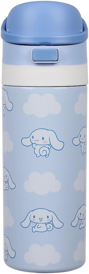 SANRIO Cinnamoroll AOP Character 24 Oz. Vacuum Sealed Stainless Steel Water Bottle