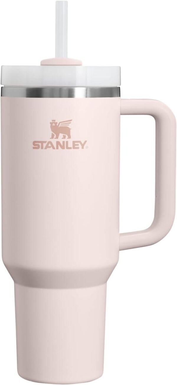 STANLEY Quencher H2.0 Tumbler with Handle and Straw 40 oz | Flowstate 3-Position Lid | Cup Holder Compatible for Travel | Insulated Stainless Steel Cup