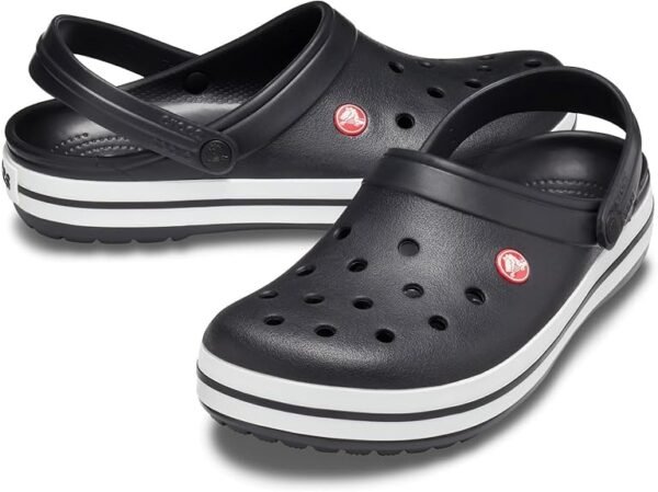 Crocs Garden Clogs for Women and Men - Slip On Work Shoes with Arch Support, Quick-Dry Water Shoes & Comfortable Casual Sandals | Size:  Women's 8 / Men's 6 | Color: Black