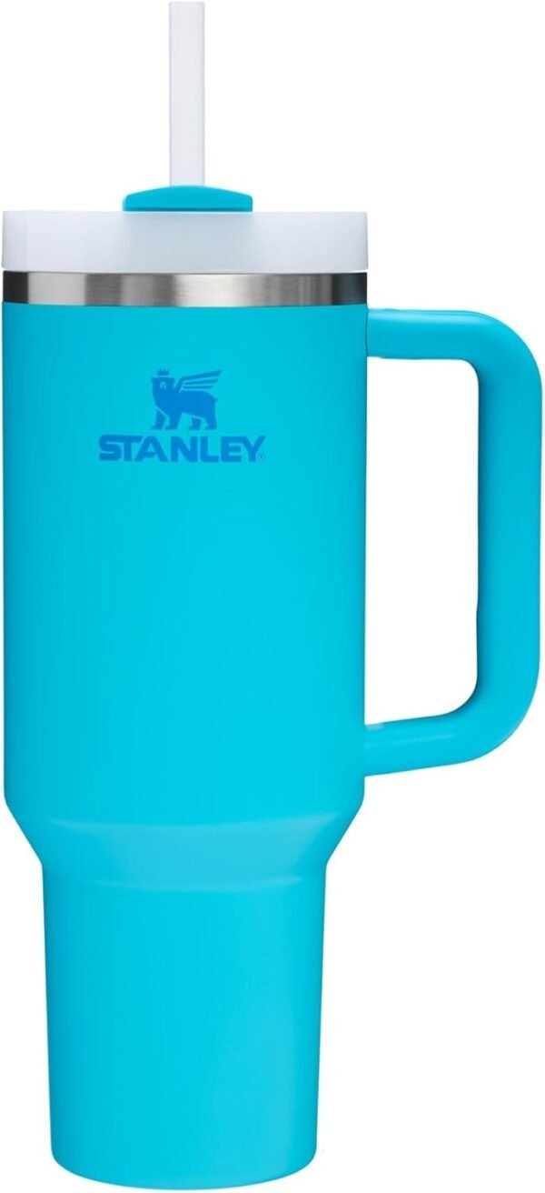 STANLEY Quencher H2.0 Tumbler with Handle and Straw 40 oz | Flowstate 3-Position Lid | Cup Holder Compatible for Travel | Insulated Stainless Steel Cup