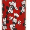 Disney Mickey Mouse All-Over Character Print Red 40 Oz Stainless Steel Water Bottle