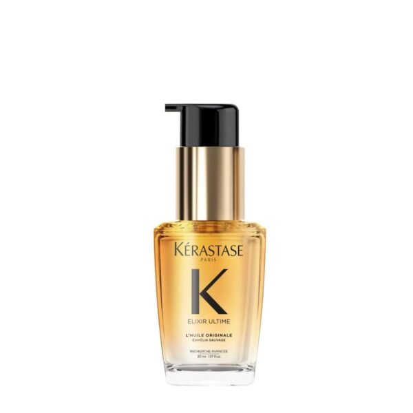 Kerastase Elixir Ultime Refillable Hair Oil - Hydrates & Smoothes Frizz, Adds Shine, With Wild Camellia, Nourishes & Strengthens Hair