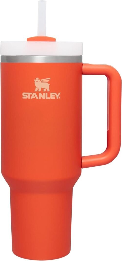 STANLEY Quencher H2.0 Tumbler with Handle and Straw 40 oz | Flowstate 3-Position Lid | Cup Holder Compatible for Travel | Insulated Stainless Steel Cup