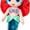 Disney Official Princess Plush Doll, Ariel from The Little Mermaid, Medium 14 Inches, Soft Plushy with Embroidered Features, Princess Toys for Girls, Disney Dolls, Stuffed Animals for Girls