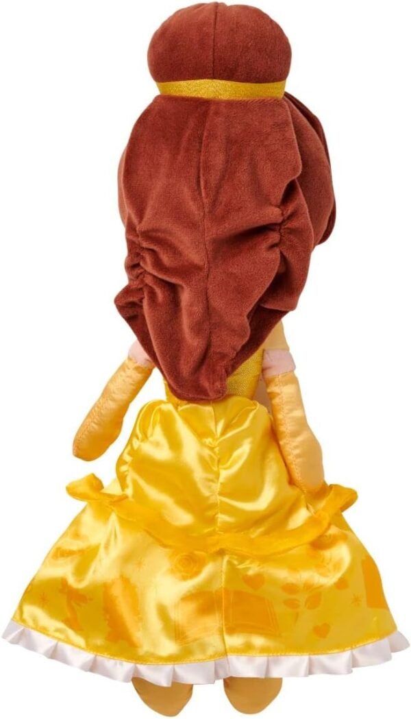 Disney Official Princess Plush Doll, Belle from Beauty and The Beast, Medium 14 Inches, Soft Plushy with Embroidered Features, Princess Toys for Girls, Disney Dolls, Stuffed Animals for Girls