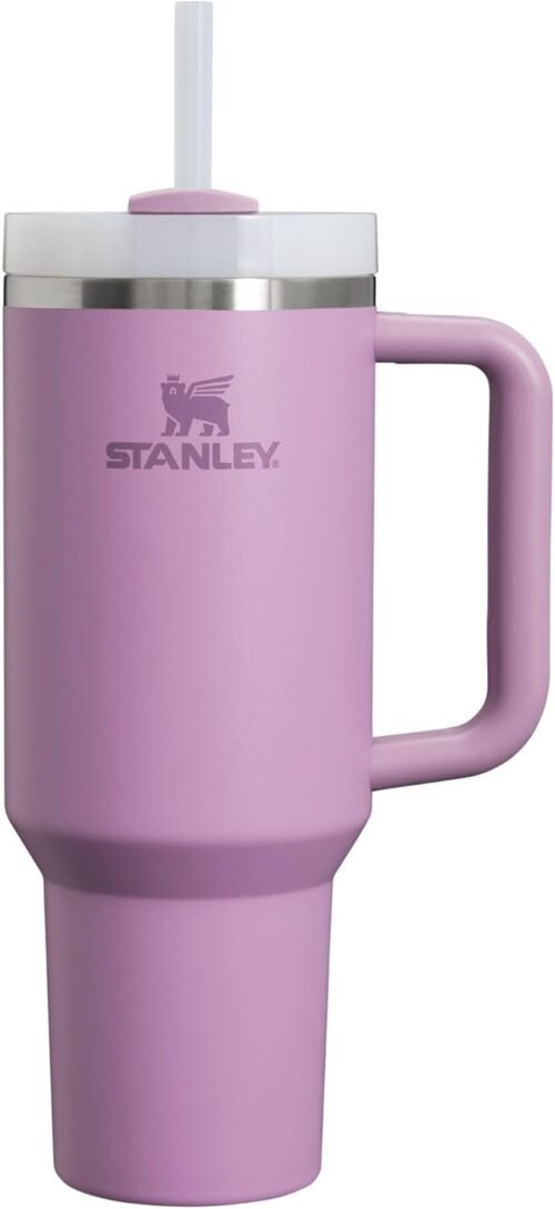 STANLEY Quencher H2.0 Tumbler with Handle and Straw 40 oz | Flowstate 3-Position Lid | Cup Holder Compatible for Travel | Insulated Stainless Steel Cup