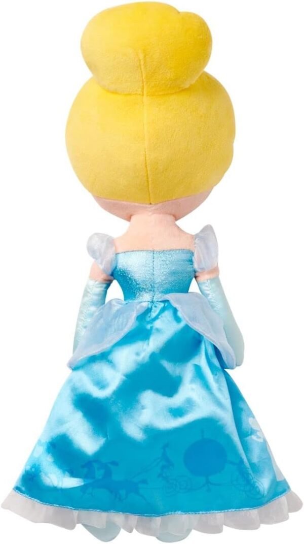 Disney Official Princess Plush Doll, Cinderella, Medium 14 Inches, Soft Plushy with Embroidered Features, Princess Toys for Girls, Disney Dolls, Stuffed Doll for Girls
