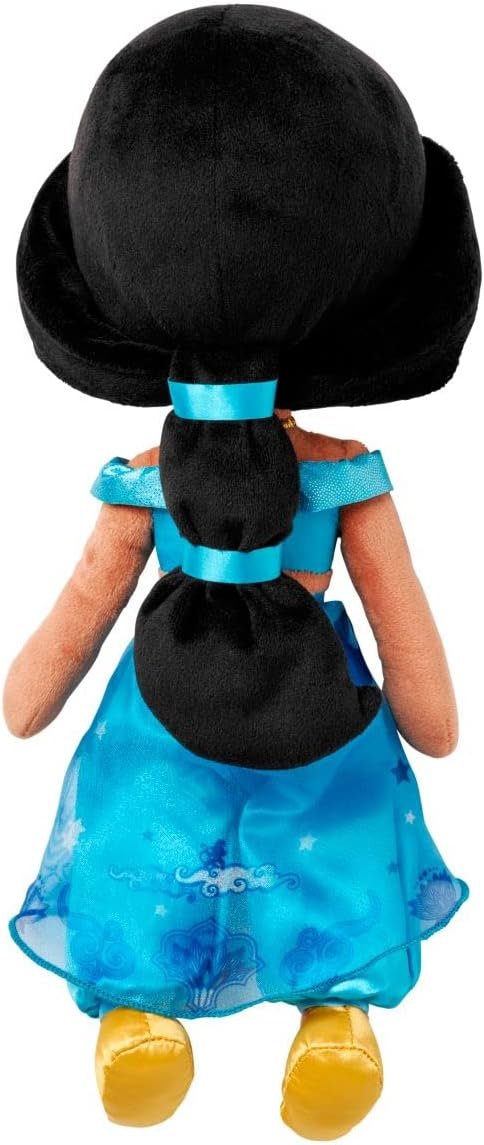 Disney Official Princess Plush Doll, Jasmine from Aladdin, Medium 14 Inches, Soft Plushy with Embroidered Features, Princess Toys for Girls, Disney Dolls, Stuffed Animals for Girls