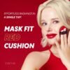 TIRTIR Mask Fit Red Cushion Foundation | Full coverage, Weightless, Skin fit, Satin Glow Finish, Korean Makeup BB Foundation, beauty, Tattoo cover up, Buildable (#23N Sand, 0.63 Fl Oz)