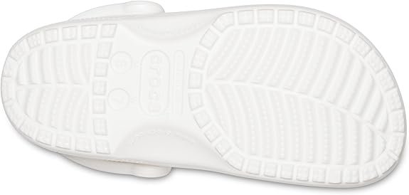 Crocs Garden Clogs for Women and Men - Slip On Work Shoes with Arch Support, Quick-Dry Water Shoes & Comfortable Casual Sandals | Size: 45 Code / Women's 13 / Men's 11 | Color: White