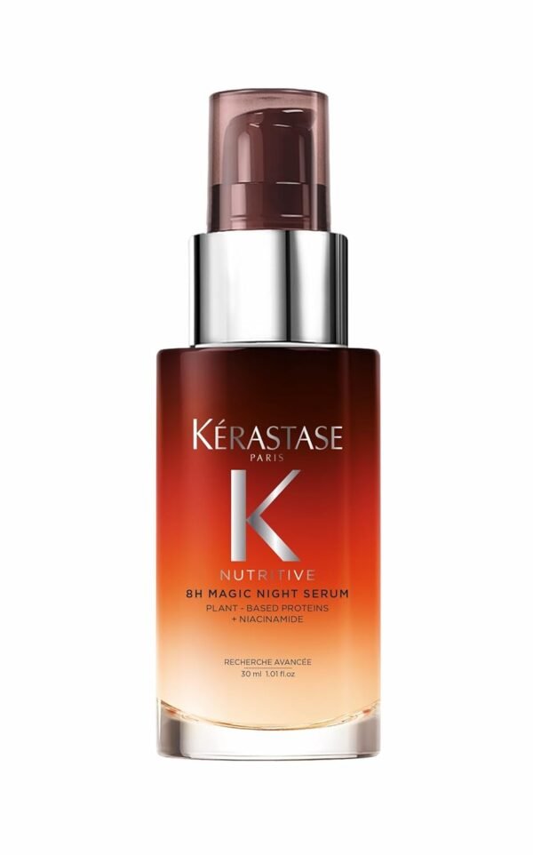 Kerastase Nutritive 8H Magic Night Serum - Overnight Treatment for Dry Hair, Enhances Shine, With Plant-Based Proteins