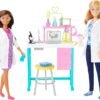 Barbie Careers Playset, Science Lab with 2 Scientist Fashion Dolls, Bench & 10+ Accessories (Amazon Exclusive)