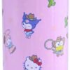 SANRIO Hello Kitty & Friends All-Over Character Print Pink 24 Oz Stainless Steel Water Bottle