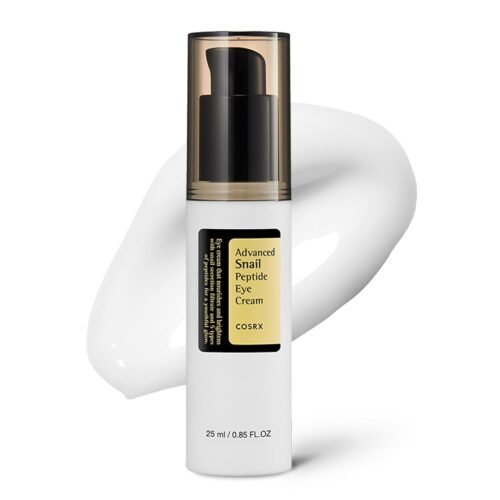 COSRX Snail Mucin Peptide Under Eye Cream, 0.84 fl oz, 73.7% Snail Mucin and Niacinamide, Eye Care, Eye Cream Anti Aging, Dark Circles