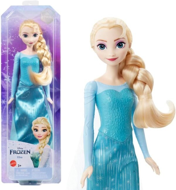 Disney Princess Dolls, Elsa Posable Fashion Doll with Signature Clothing and Accessories, Disney's Frozen Movie Toys