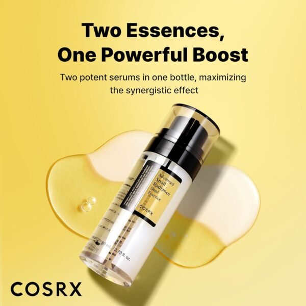 COSRX Snail Mucin 74% + Niacinamide 5% Dual Essence, Anti Aging Face Serum for Dull Skin, Sensitive Skin, 2.70 fl.oz / 80ml