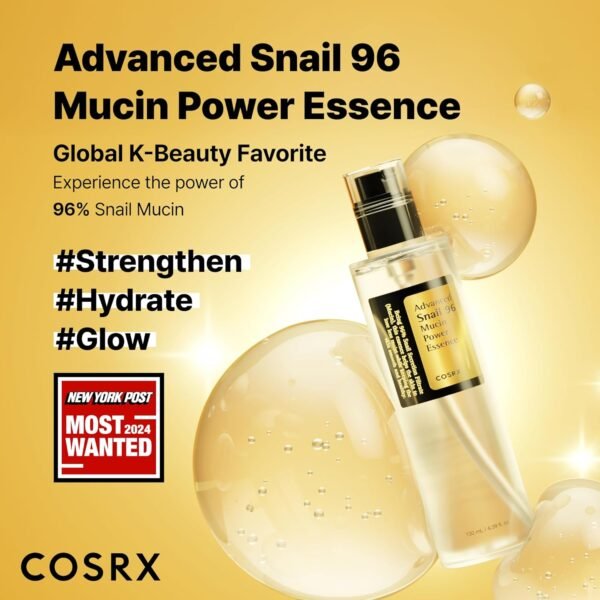 COSRX Snail Mucin Repairing Serum 100ml, Hydrating Serum for Face with Snail Secretion Filtrate for Dull Skin & Fine Lines