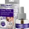 FELIWAY® Optimum 30 Day Cat Calming Refill for Pheromone Diffuser, 48ml - Helps Reduce Common Signs of Stress in Cats & Kittens, Enhanced Calming