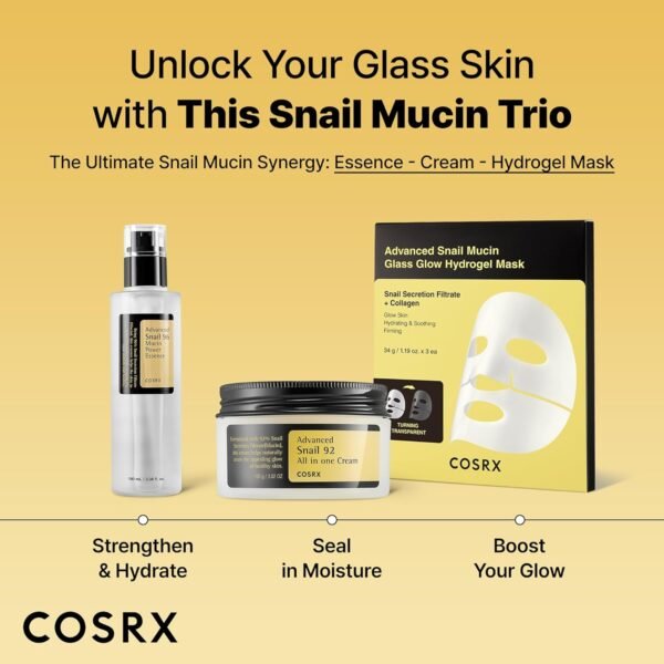 COSRX Snail Mucin Repairing Serum 100ml, Hydrating Serum for Face with Snail Secretion Filtrate for Dull Skin & Fine Lines