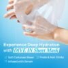 Torriden DIVE IN Hyaluronic Acid Facial Mask (10 sheets) | Deep Hydration Korean Face Sheet Mask | Panthenol & Allantoin