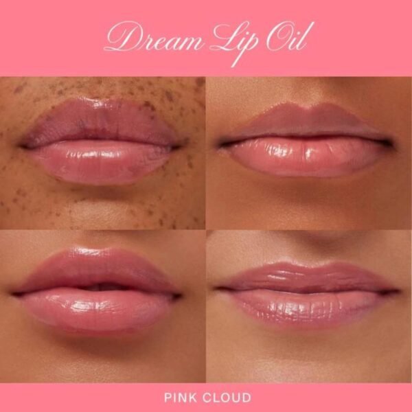 Summer Fridays Dream Lip Oil - Hydrating Tinted Lip Gloss Oil - Non-Sticky Formula with Skincare Benefits for Long-Lasting Softness + Shine - Pink Cloud
