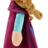 Disney Official Anna Plush Doll - 14 Inch Disney Plush with Velour Cape with Decorative Printed Filigree & Foam Clasp, Satin Dress, Boots & Embroidered Features - Frozen Toys for Girls