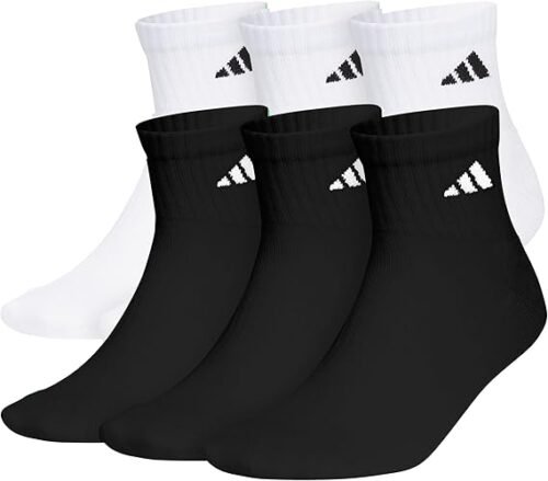 Adidas Men's Women's Athletic Cushioned 6-Pack
