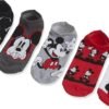 Disney Women's Mickey Mouse 5 Pack No Show Socks