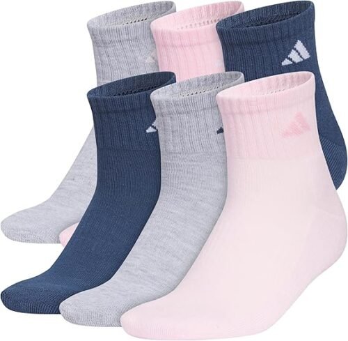 Adidas Men's Women's Athletic Cushioned 6-Pack