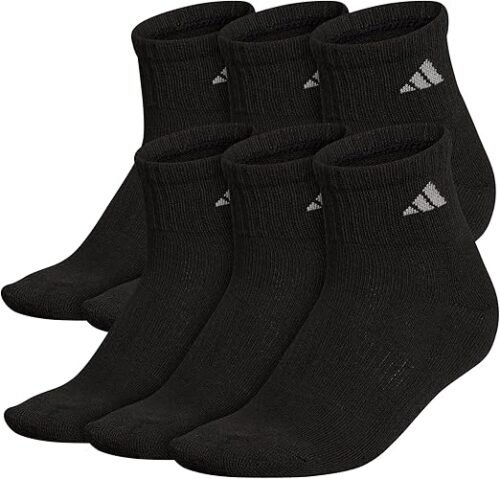 Adidas Men's Women's Athletic Cushioned 6-Pack