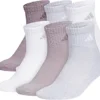 Adidas Men's Women's Athletic Cushioned 6-Pack