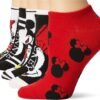Disney Women's Mickey Mouse 5 Pack No Show Socks