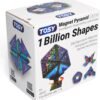 TOSY Magnet Pyramid Stone - 1 Cube Transforms into 1 Billion Shapes, 14 pcs (12 Puzzle pcs and 2 Spinners), 243 Rare Earth Magnets