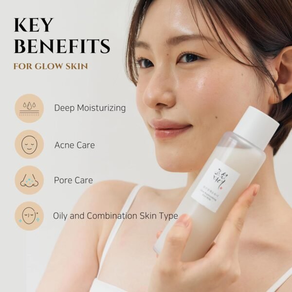 Beauty Of Joseon Glow Replenishing Rice Facial Sebum Toner for Oily Combination Skin Korean Moisturizing Balance Care 150ml, 5.07 fl.oz