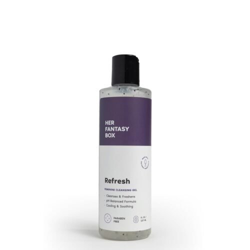 Her Fantasy Box | Refresh pH Balancing Shower Gel - Natural Feminine Hygiene Solution for Gentle Cleansing, Odor Control, and Skin Nourishment - pH-Balanced Formula for All Skin Types (8 oz)