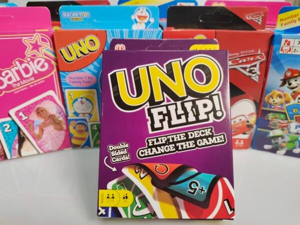 UNO Flip Playing Card Game Mattel Games Wild Card Uno Flip Uno (Wild Card uno)