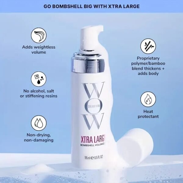 COLOR WOW Xtra Large Bombshell Volumizer – New Alcohol-Free Technology for Lasting Volume and Thickness
